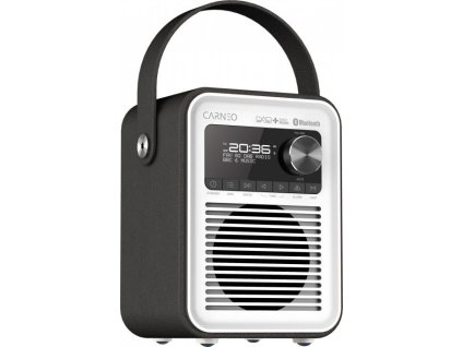 CARNEO D600 Rádio DAB+, FM, BT, black/white