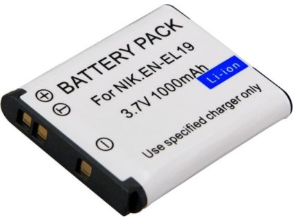 TRX baterie Nikon/ 1000 mAh/ pro Coolpix S32/ S100/ S2500/ S2550/ S2600/ S2700/ S2750/ S3100/ S3200/ S3300/ neoriginální