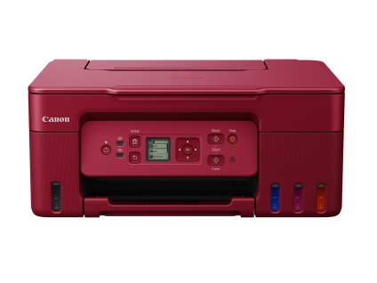 Canon PIXMA Tiskárna červená G3470 RED (doplnitelné zásobníky inkoustu) - MF (tisk,kopírka,sken), USB, Wi-Fi - A4/11min.