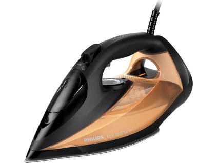 Philips DST7040/80 napařovací žehlička, 2800 W, automatické vypnutí, samočištění, kropení, zlatá / černá