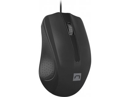 Natec optická myš SNIPE 1200 DPI/Kancelářská/Optická/1 200 DPI/Drátová USB/Černá
