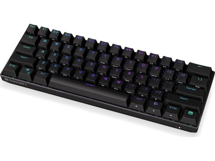 Endorfy herní klávesnice Thock Compact RD RGB /USB/ red sw. / bezdrátová / mechanická / US layout / mini /černá RGB