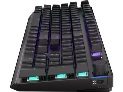 Endorfy herní klávesnice Thock Wireless Brown / bezdrátová / USB / brown switch / mechanická / US layout / černá RGB
