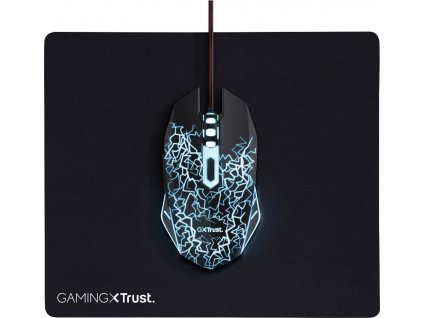 TRUST Herní myš s podložkou BASICS GXT-105X a GXT 754