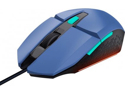 TRUST myš GXT 109B FELOX Gaming Mouse, optická, USB, modrá