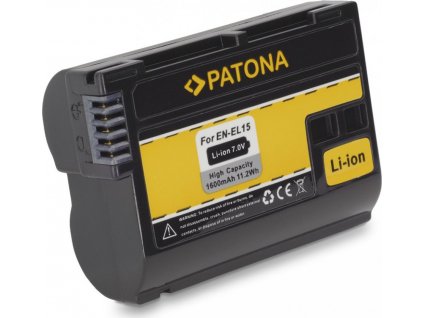 PATONA baterie pro foto Nikon EN-EL15 1600mAh