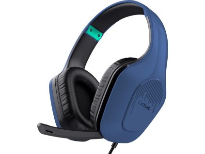TRUST Herní sluchátka GXT 415B ZIROX modrá