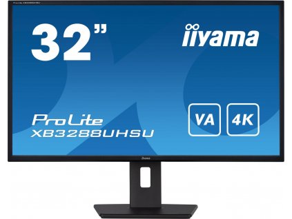 iiyama ProLite/XB3288UHSU-B5/31,5"/VA/4K UHD/60Hz/3ms/Black/3R