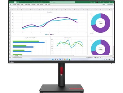 LENOVO LCD T32h-30 - 31.5"',IPS,matný,16:9,2560x1440,178/178,4ms,350cd/m2,1000:1,USB-C,HDMI,DP,USB Hub,RJ-45,VESA,Pivot
