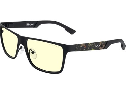 GUNNAR kancelářske/herní brýle CALL OF DUTY UAV EDITION ONYX TOPO * jantarová skla * BLF 65 * GUNNAR focus