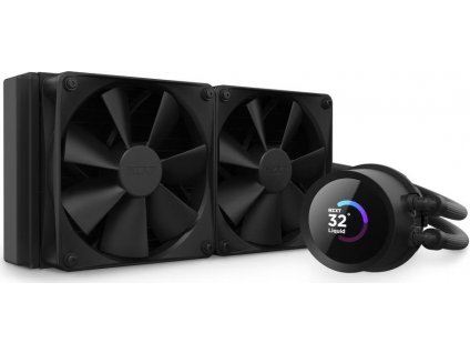 NZXT Kraken 240 / 2x120mm fan / 4-pin PWM / LCD disp.