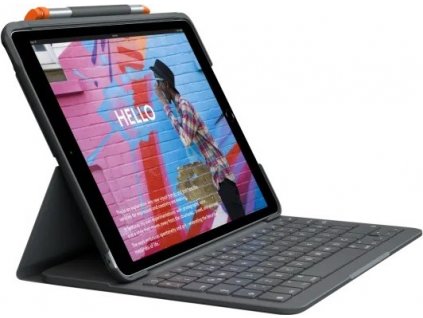 Logitech Slim Folio pro iPad (CZ layout, grav.)