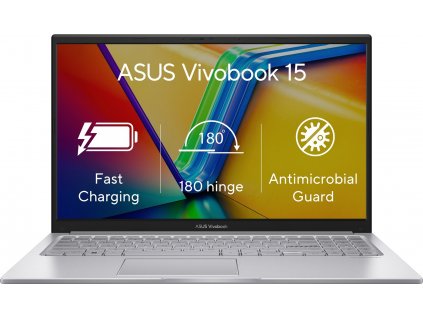 ASUS Vivobook/ i5-1235U/ 8GB DDR4/ 512GB SSD/ Intel UHD/ 15,6"FHD,matný/ W11H/ stříbrný