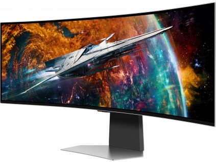 SAMSUNG MT LED LCD 49" Odyssey OLED G9(G95SC)Smart LS49CG950SUXDU-prohnutý,OLED,5120x1440 Double QHD,0,03ms,240Hz,HDM,DP