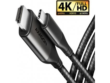 AXAGON RVC-HI2MC, USB-C -> HDMI 2.0a redukce / kabel 1.8m, 4K/60Hz HDR10