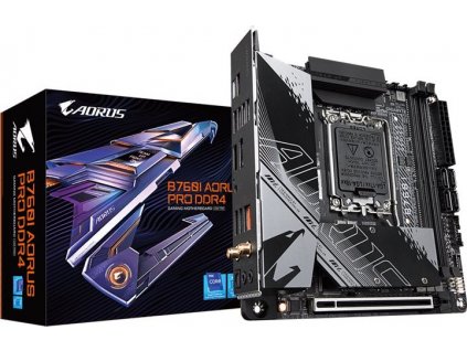 GIGABYTE B760I AORUS PRO, LGA1700, Intel B760, 2xDDR5, 1xDP, 1xHDMI