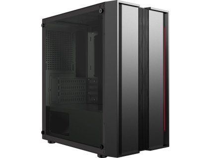 CRONO PCC-200-1 Midi Tower, bez zdroje, černá