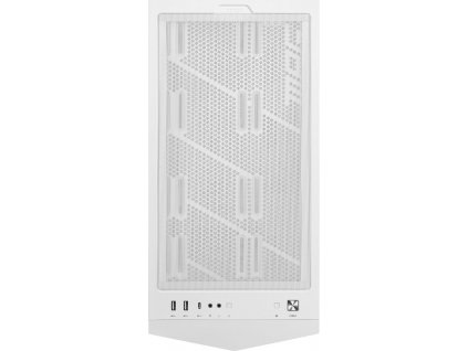 MSI MPG GUNGNIR 300R AIRFLOW WHITE/ bez zdroje/ bílý/ levé temperované sklo/ 4x 120 mm A-RGB fan/ 1x USB-C/ 2x USB
