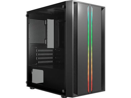 CRONO PCC-200-3 Midi Tower, bez zdroje, černá