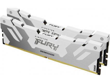 KINGSTON DIMM DDR5 32GB (Kit of 2) 6000MT/s CL32 FURY Renegade Bílá XMP