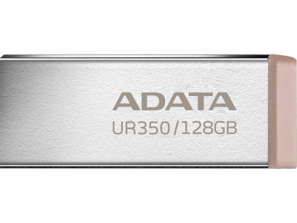 ADATA UR350 128GB, USB 3.2, kov, hnedý