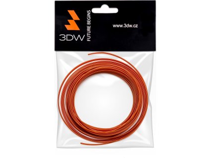 3DW - ABS filament 1,75mm měděná,10m, tisk 200-230°C