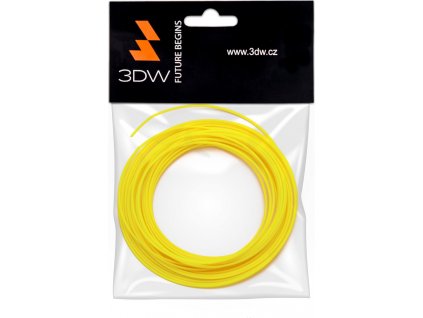3DW - ABS filament 1,75mm žlutá, 10m, tisk 220-250°C