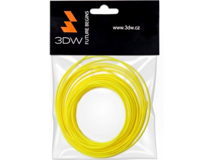 3DW - HiPS filament 1,75mm žlutá, 10m, tisk 200-230°C