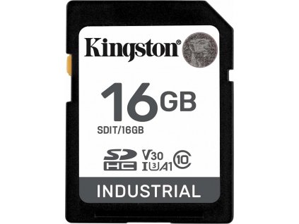 Kingston SDHC karta 16GB Industrial pSLC