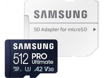 Samsung micro SDXC 512GB PRO Ultimate + SD adaptér