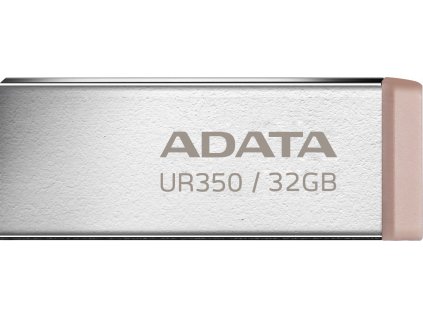 ADATA Flash Disk 32GB UR350, USB 3.2 Dash Drive, kov hnědá