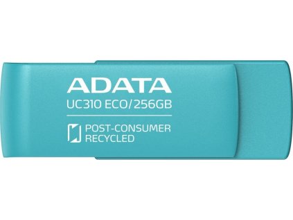 ADATA Flash Disk 256GB UC310E ECO, USB 3.2 , modrá