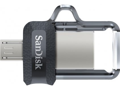 SanDisk Ultra Dual Drive/64GB/150MBps/USB 3.0/Micro USB + USB-A/Černá