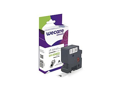 WECARE ARMOR páska pro DYMO S0720830, černá/bílá, 19mm x 7m
