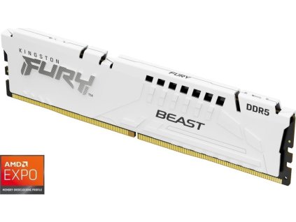 KINGSTON DIMM DDR5 32GB 5600MT/s CL36 FURY Beast Bílá EXPO