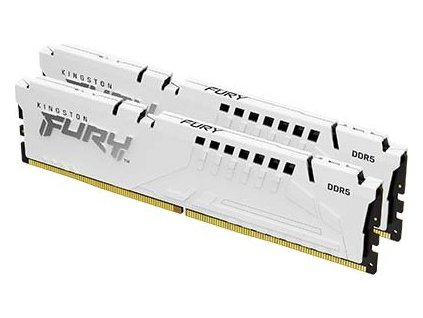 KINGSTON DIMM DDR5 32GB (Kit of 2) 5200MT/s CL36 FURY Beast Bílá EXPO