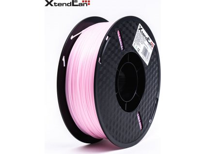 XtendLAN PLA filament 1,75mm svítící červený 1kg