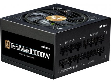 Zalman zdroj ZM1000-TMX2/ 1000W / ATX3.0 / active PFC / modulární / 80 Plus Gold