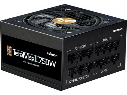 Zalman zdroj ZM750-TMX2/ 750W / ATX3.0 / active PFC / modulární / 80 Plus Gold