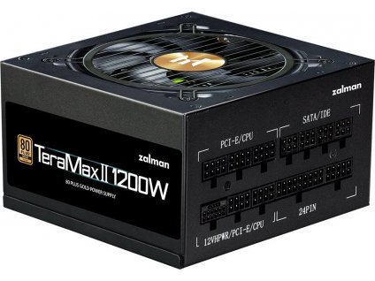 Zalman zdroj ZM1200-TMX2/ 1200W / ATX3.0 / active PFC / modulární / 80 Plus Gold