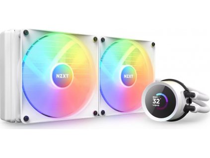 NZXT vodní chladič Kraken 280 RGB / 2x140mm fan / 4-pin PWM / LCD disp. / 6 let