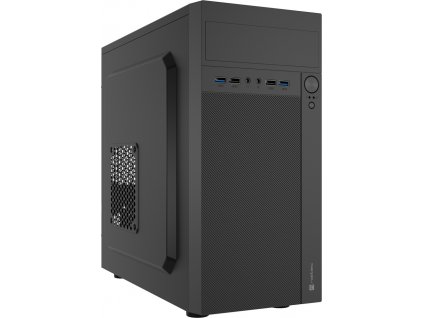 PC skříň Natec HELIX/Micro Tower/Černá