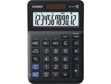 CASIO kalkulačka MS 20 F, stolní kalkulátor