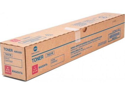 Konica Minolta originální toner TN221M, purpurová, 21000str., A8K3350, Konica Minolta Bizhub C227, C287