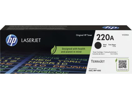 HP 220A Black Original LaserJet Toner Cartridge (2,000 pages)