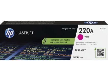 HP 220A Magenta Original LaserJet Toner Cartridge (1,800 pages)