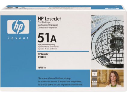 HP 51A Black LJ Toner Cart, Q7551A (6,500 pages)