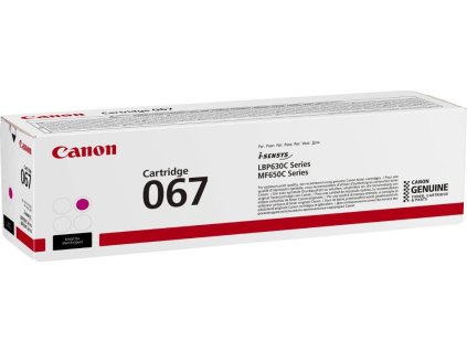Canon TONER 067 purpurová pro i-SENSYS LBP631Cw, LBP633Cdwa, MF651Cw, MF655Cdw, MF657Cdw (1250 str.)