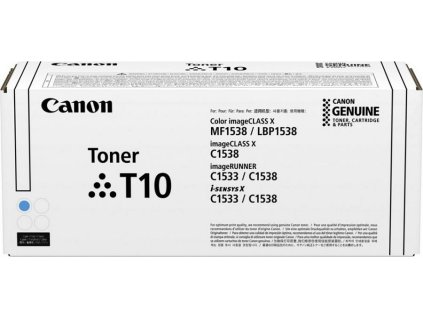 Canon originální  TONER T10 CYAN iR C15xx series 10000 stran A4 (5%)
