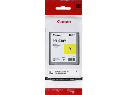 Canon CARTRIDGE PFI-030 Y žlutá pro imagePROGRAF TM-240 a TM-340